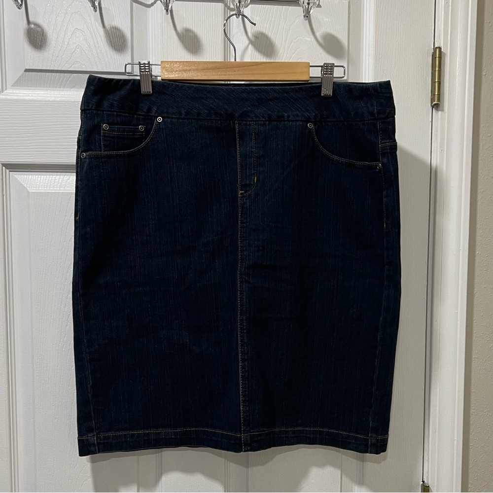 Jean pencil skirt